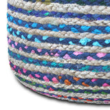 Margo - Handcrafted Round Pouf - Furniture Home Direct