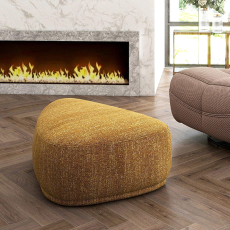 Pebble - Rounded Triangle Cocktail Ottoman - Furniture Home Direct
