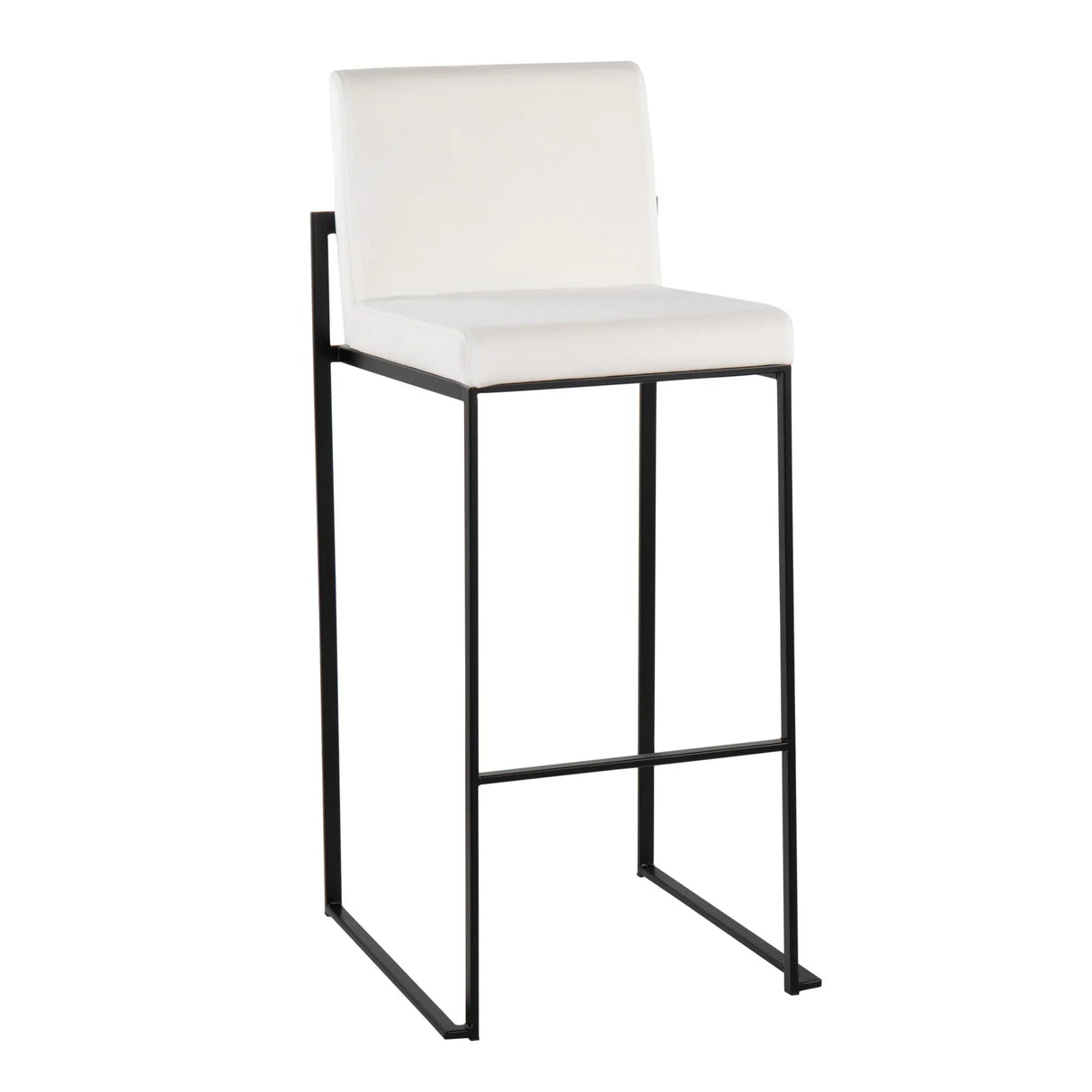 Fuji - Contemporary High Back Barstool Elegant Design - Furniture Home Direct