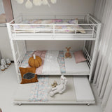 Bunk Bed For Kids, Convertible Frame With Ladders & Guardrail - Furniture Home Direct