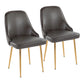 Marcel - Contemporary / Glam Dining Chair (Set of 2) - Furniture Home Direct