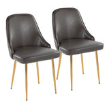Marcel - Contemporary / Glam Dining Chair (Set of 2) - Furniture Home Direct