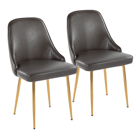 Marcel - Contemporary / Glam Dining Chair (Set of 2) - Furniture Home Direct