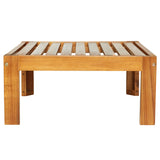 Outdoor 5-Piece Sectional Set with Cushions, Natural Finish+ Beige Cushions - Furniture Home Direct