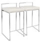 Fuji - Contemporary, Stackable Elegant Counter Stool (Set of 2) - Furniture Home Direct