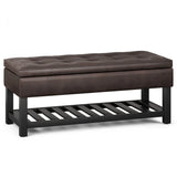 Cosmopolitan - Storage Ottoman Bench With Open Bottom - Furniture Home Direct