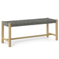 Dahlia - Outdoor Indoor Contemporary Bench - Furniture Home Direct