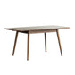 Round Corner Diagonal Leg Telescopic Table For 6 - 8 People To Meet Dining Table - Furniture Home Direct