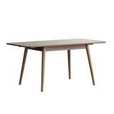 Round Corner Diagonal Leg Telescopic Table For 6 - 8 People To Meet Dining Table - Furniture Home Direct