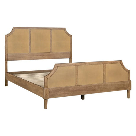 Lily Pond - Queen Platform Bed Toasted - Natural - Furniture Home Direct
