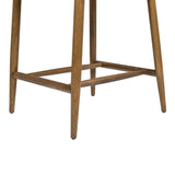 Locke - Modern Upholstered Counter Stool With Frame - Salt / Pepper - Furniture Home Direct