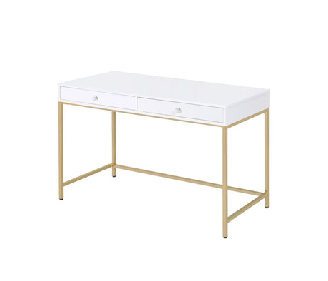 Ottey - High Gloss Writing Desk - Furniture Home Direct