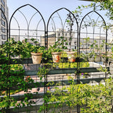 Metal Garden Trellis Rustproof Trellis For Climbing Plant, Outdoor Flower Support - Furniture Home Direct