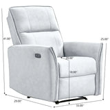 Asheville - Suede Recliner Chair - Furniture Home Direct