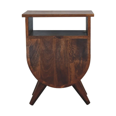 Split - Bedside Table - Chestnut - Furniture Home Direct