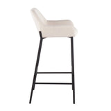 Daniella - Industrial Fixed Height Bar Stool (Set of 2) - Furniture Home Direct