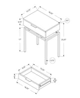 Spacious Table Top Accent Side Table, Storage Drawer, Contemporary & Modern - Furniture Home Direct