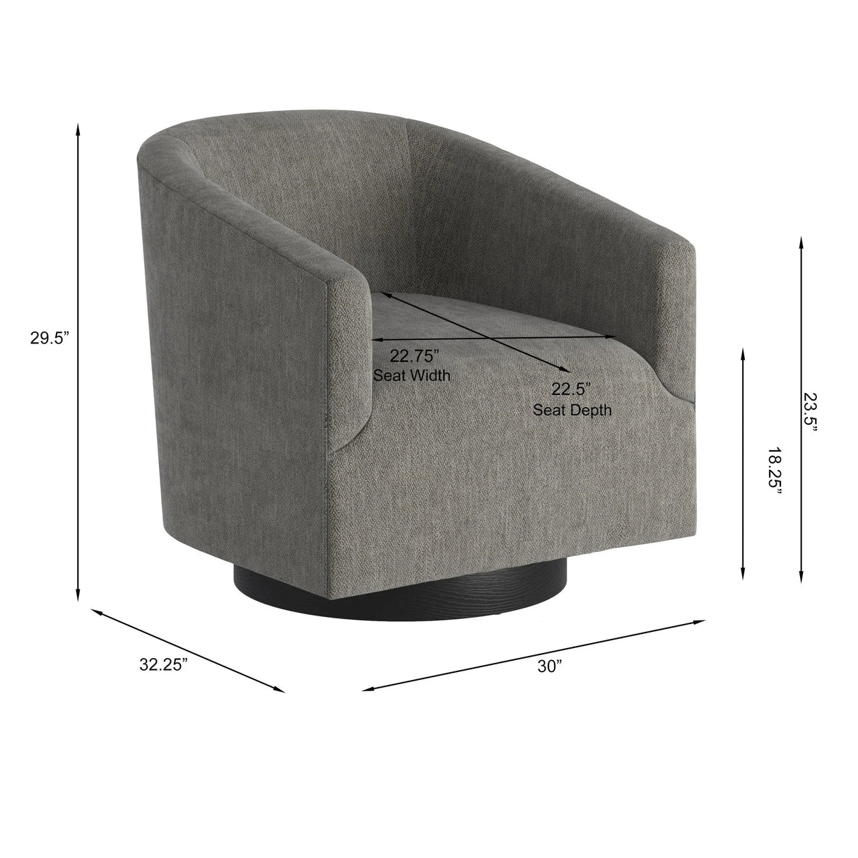 Garland - Swivel Chair - Furniture Home Direct