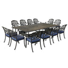 Rectangular Metal Dining Set With Cushions - Furniture Home Direct