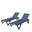 Outdoor Lounge Chair - Navy Blue - Furniture Home Direct