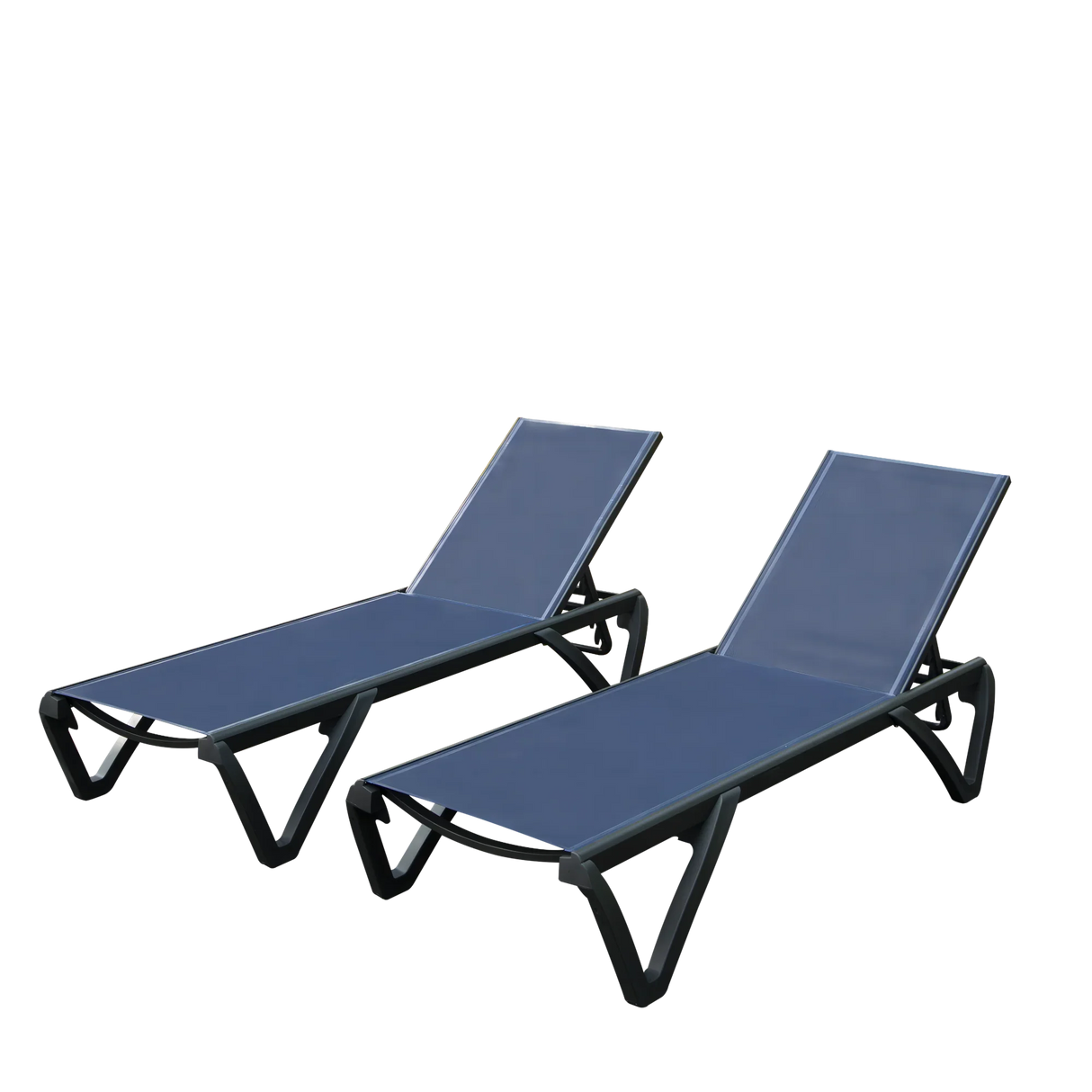 Outdoor Lounge Chair - Navy Blue - Furniture Home Direct