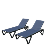 Outdoor Lounge Chair - Navy Blue - Furniture Home Direct