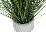 21" Tall, Artificial Plant, Grass, Indoor, Faux, Fake, Table, Greenery, Potted, Real Touch, Decorative - Green / White - Furniture Home Direct