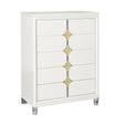 Uriuni - Chest - Gold / White - Furniture Home Direct