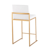 Fuji - Contemporary High Back Stylish Counter Stool - Furniture Home Direct