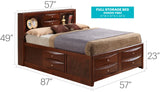 Marilla - Storage Bed With Bookcase Headboard - Furniture Home Direct