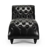 Tufted Armless Chaise Lounge - Furniture Home Direct