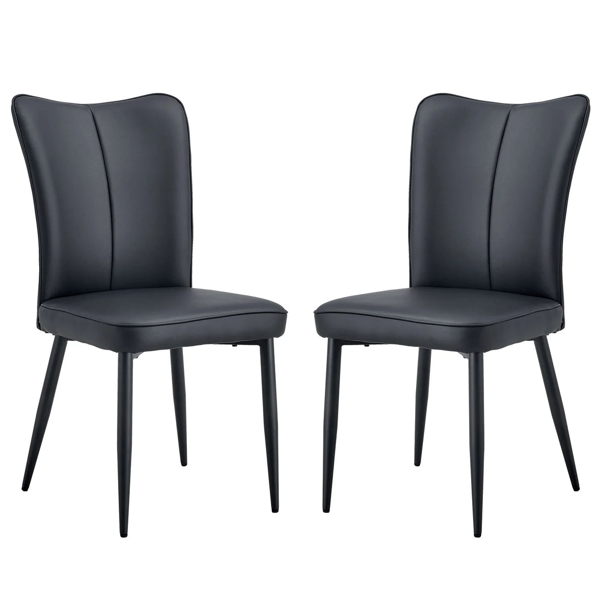 Modern Minimalist Dining Chairs (Set of 2) - Furniture Home Direct