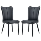 Modern Minimalist Dining Chairs (Set of 2) - Furniture Home Direct