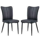 Modern Minimalist Dining Chairs (Set of 2) - Furniture Home Direct