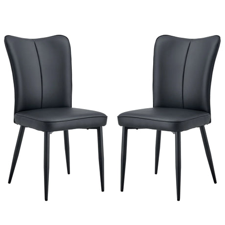 Modern Minimalist Dining Chairs (Set of 2) - Furniture Home Direct
