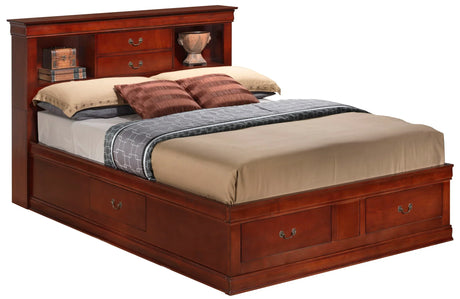 Louis Phillipe - Bookcase Storage Bed - Furniture Home Direct