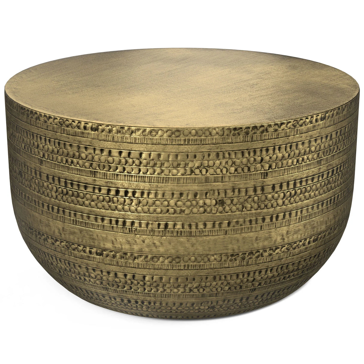Johnsen - Handcrafted Metal Coffee Table - Furniture Home Direct