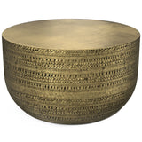Johnsen - Handcrafted Metal Coffee Table - Furniture Home Direct