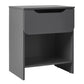Modern Minimalist 1 Drawer Nightstand With Cubby - Furniture Home Direct