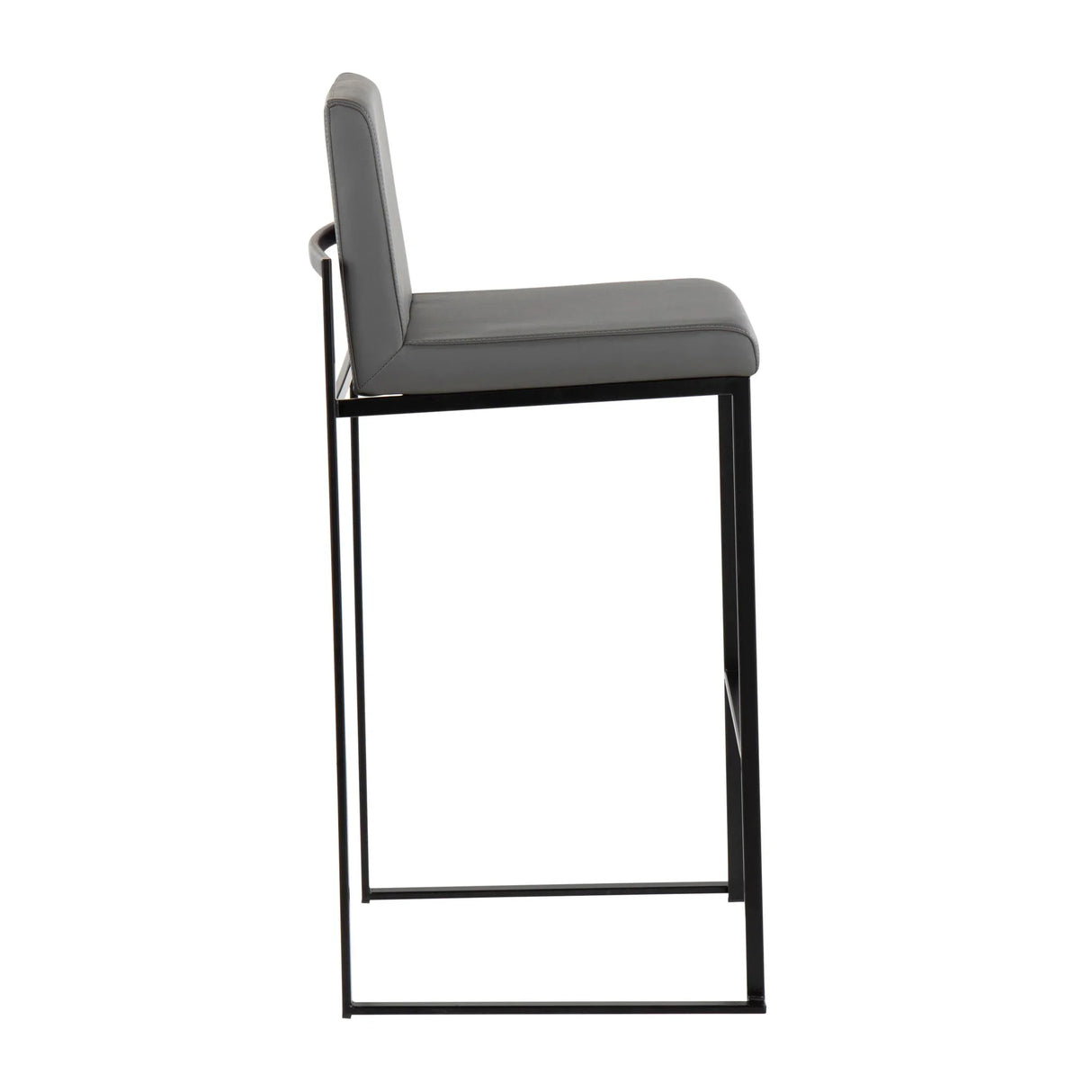 Fuji - Contemporary High Back Barstool Elegant Design - Furniture Home Direct