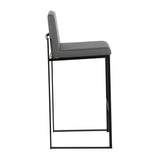 Fuji - Contemporary High Back Barstool Elegant Design - Furniture Home Direct