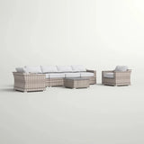 Stylish Sofa Seating Group With Cushions Perfect For Outdoor Gatherings - Furniture Home Direct