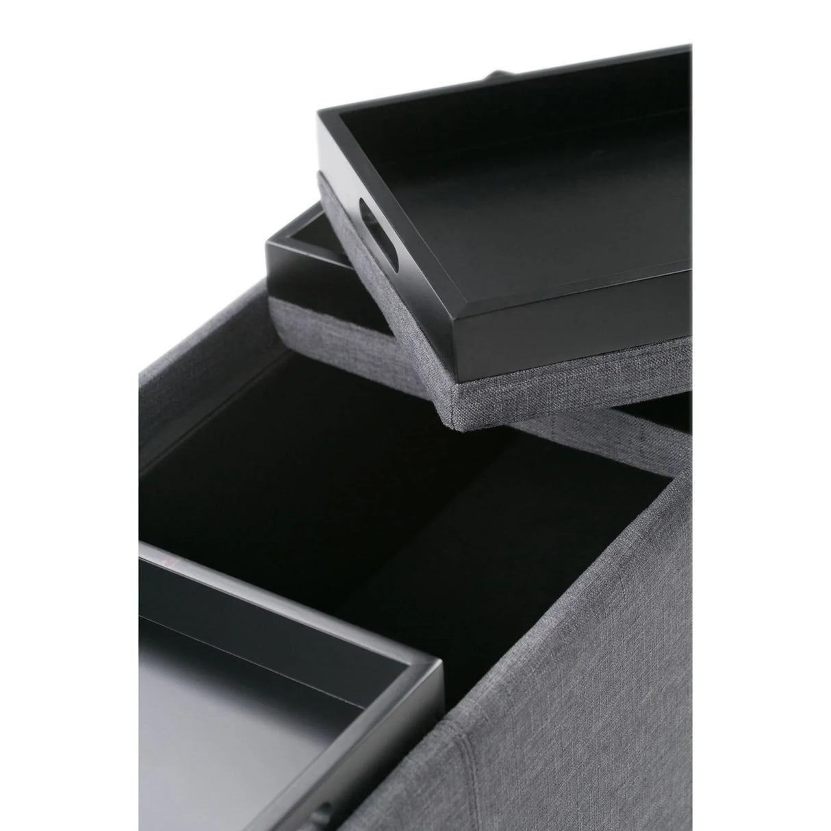 Avalon - Upholstered Storage Ottoman - Furniture Home Direct