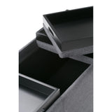 Avalon - Upholstered Storage Ottoman - Furniture Home Direct