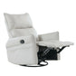360° Modern Small Rocking Swivel Recliner Chair With Side Pocket - Furniture Home Direct