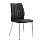 Modern Middle Ages Style Dining Chairs With Cushions And Metal Legs - Furniture Home Direct
