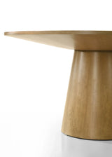 Jasper - Wide Contemporary Round Dining Table - Furniture Home Direct