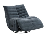 Talmon - Chenille Glider Recliner With Swivel - Furniture Home Direct