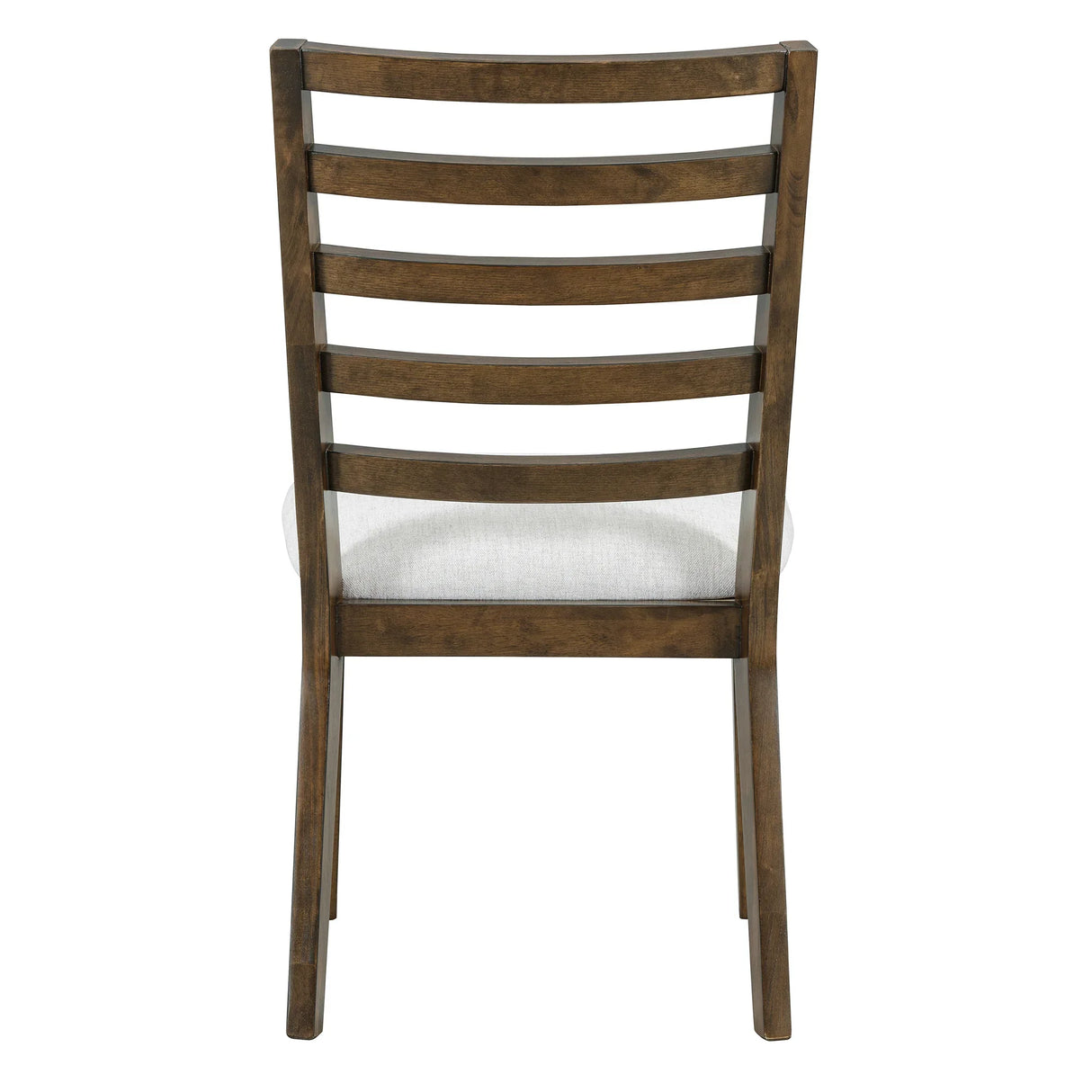Dining Set Round Table With Four Upholstered Chairs Walnut - Furniture Home Direct