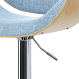 Marana - Handcrafted Bentwood Adjustable Swivel Bar Stool - Furniture Home Direct
